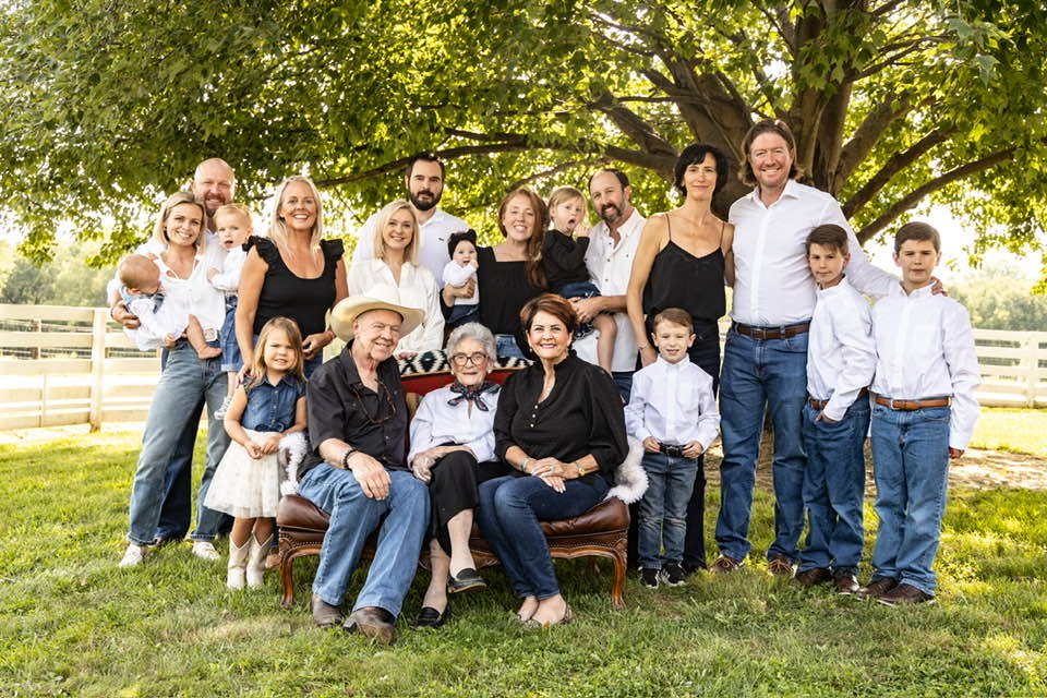 Thomas Nessler with his extended family